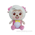 Plush beautiful goat cute doll